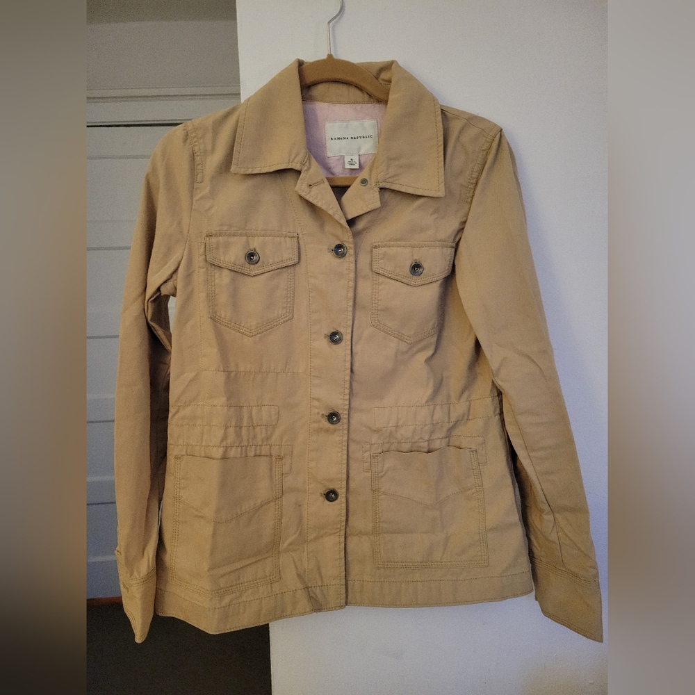 Banana Republic Women's Tan Utility Biege Jacket